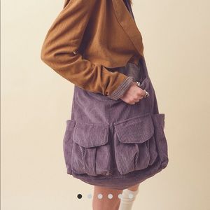 Free people corduroy bag
